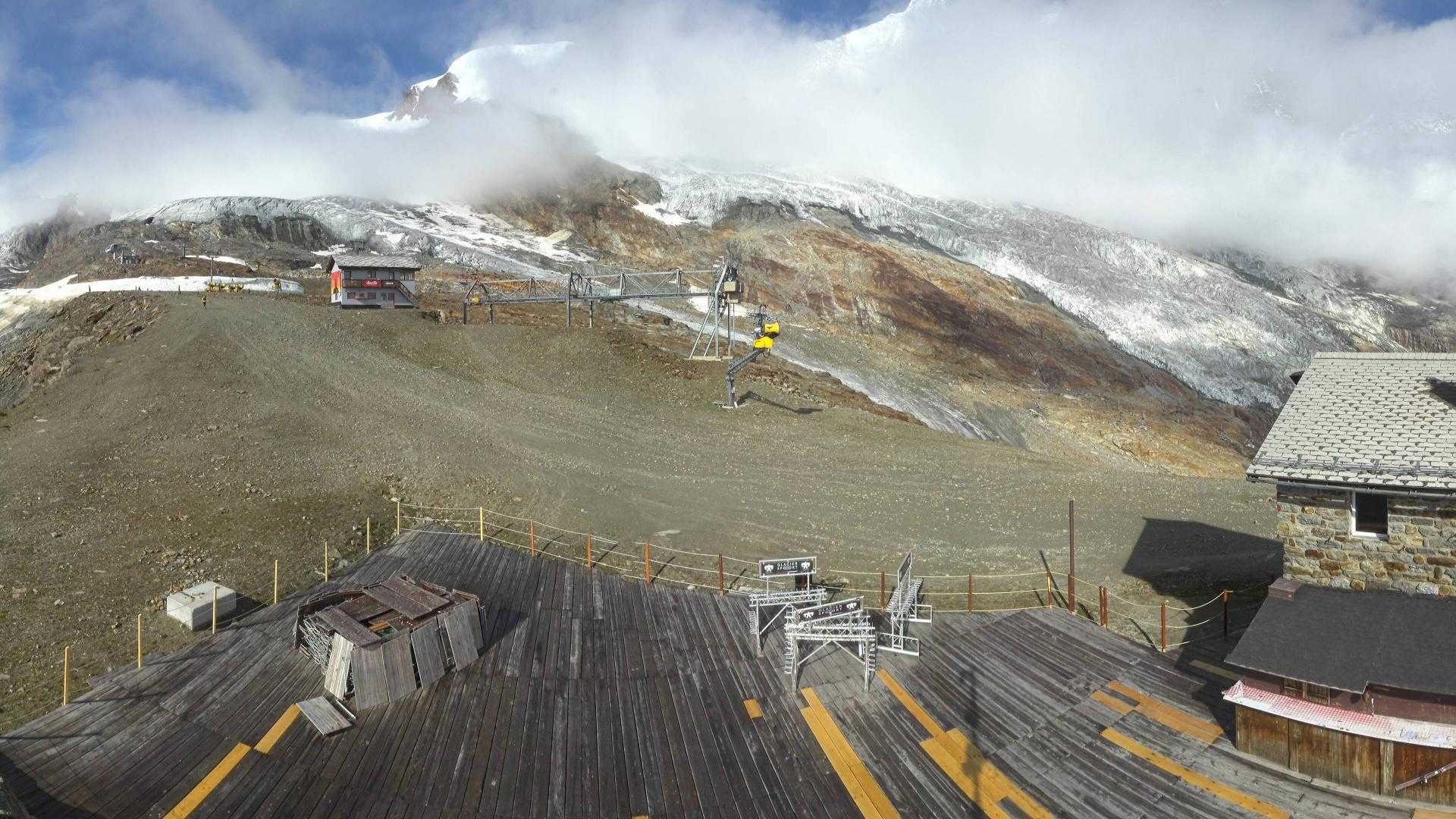 Saas Fee webcam - Langfluh